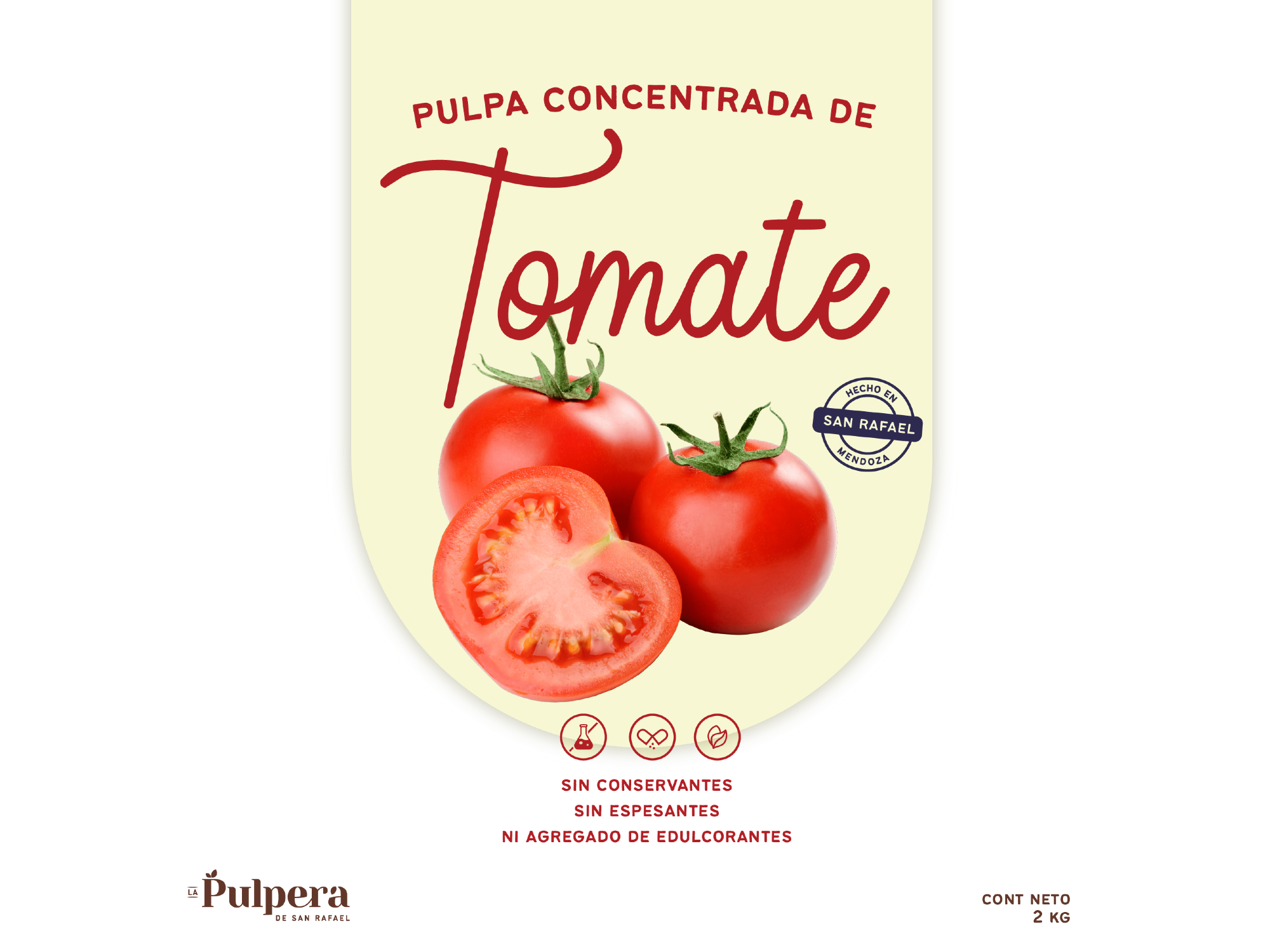 PULPA SALSA TOMATE  6 X 2 KG