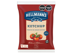 HELLMANNS KETCHUP BOLSA 3 X 3 KG