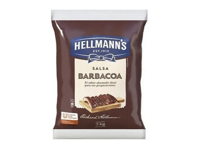 HELLMANNS SSA BARBACOA 3 X 3KG