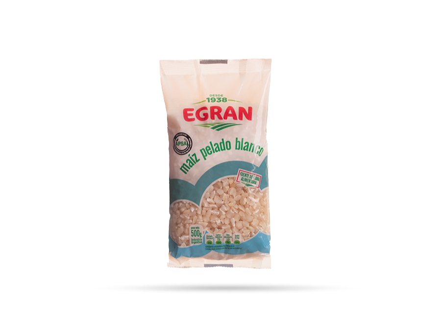 MAIZ PELADO BCO. EGRAN X 400 GR X 10 U