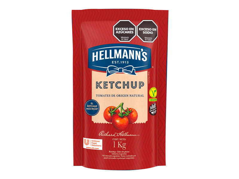 HELLMANNS KETCHUP DP. 8 X 1 KG