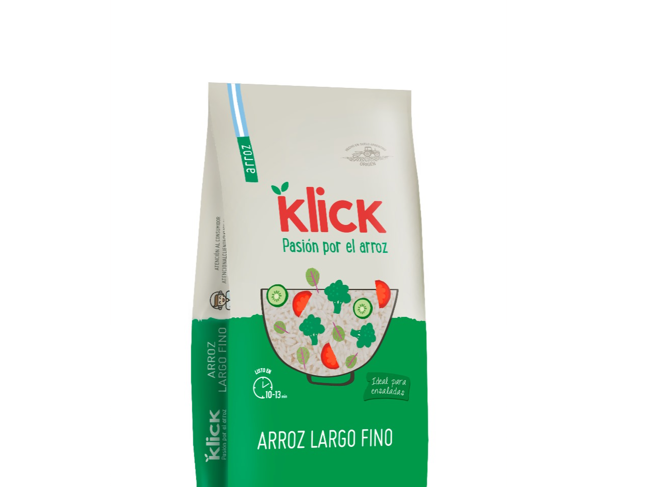 ARROZ LARGO FINO KLICK - 1O U X  500 GR