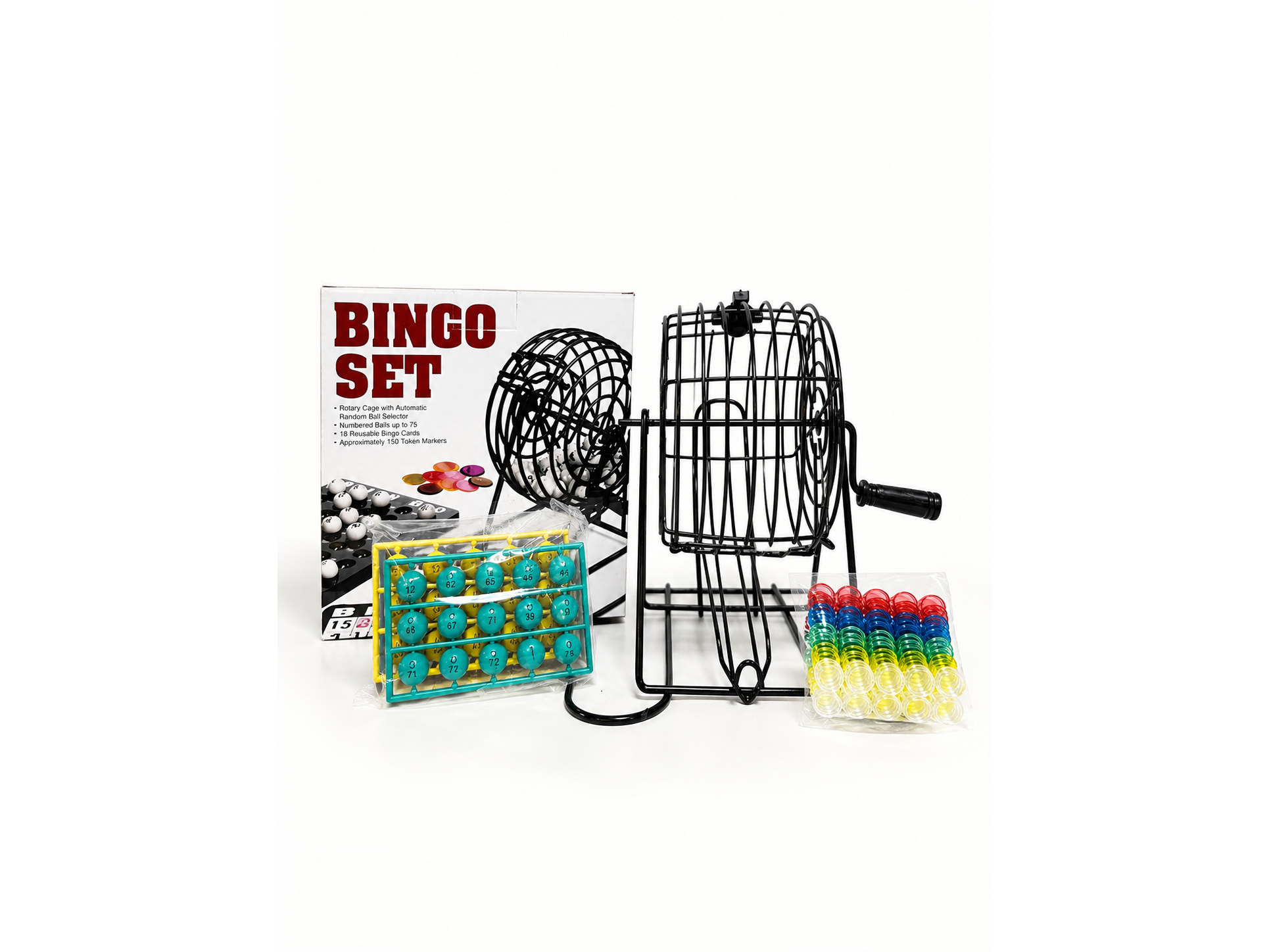 Bingo Set metálico tablero
