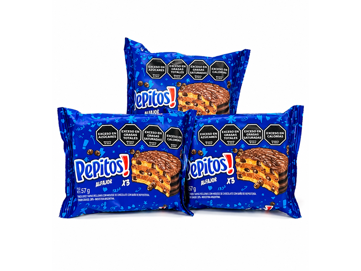 Alfajor Pepitos Triple 57 grs