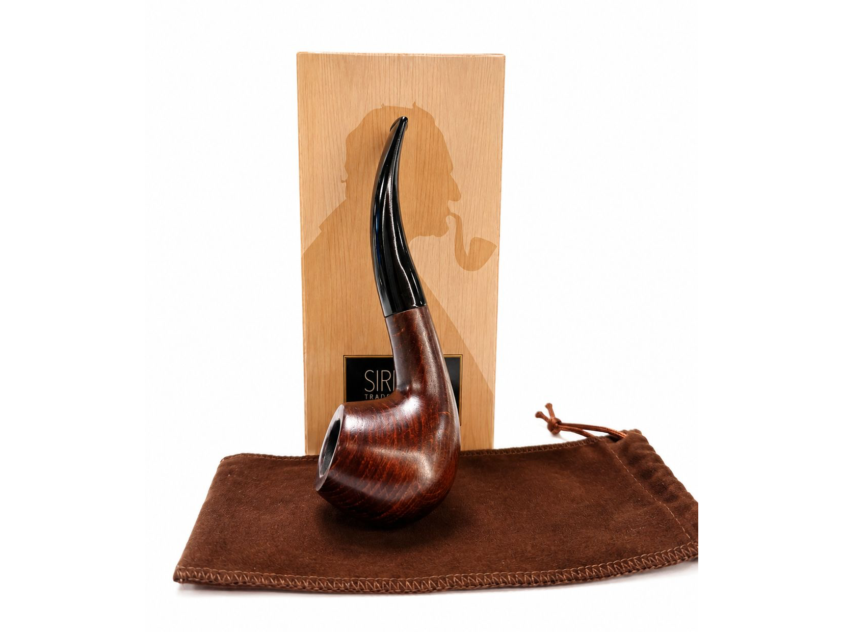 Pipa Sir Alex madera caoba