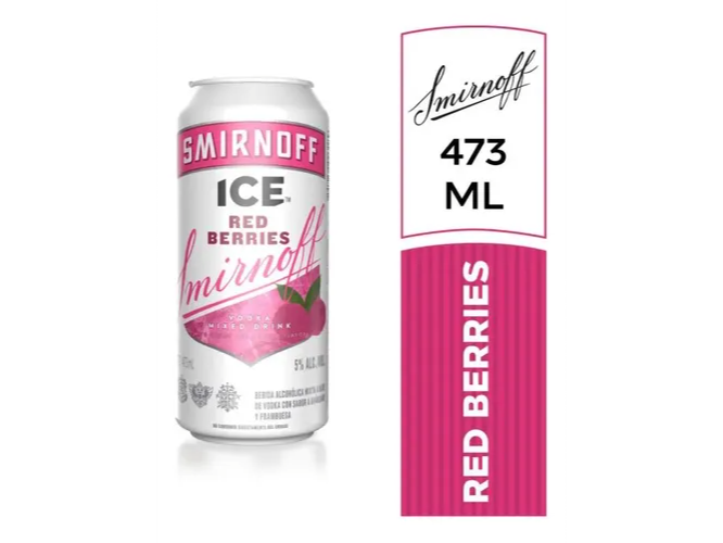 Lata Smirnoff Red Berrie 473ml