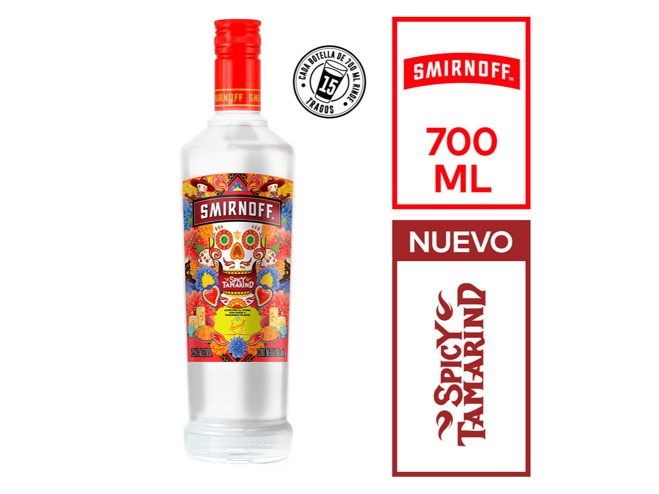 Botella Smirnoff Spicy Tamarind🔥