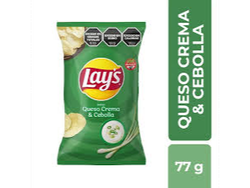 Lays Queso Crema Y Cebolla 77grs