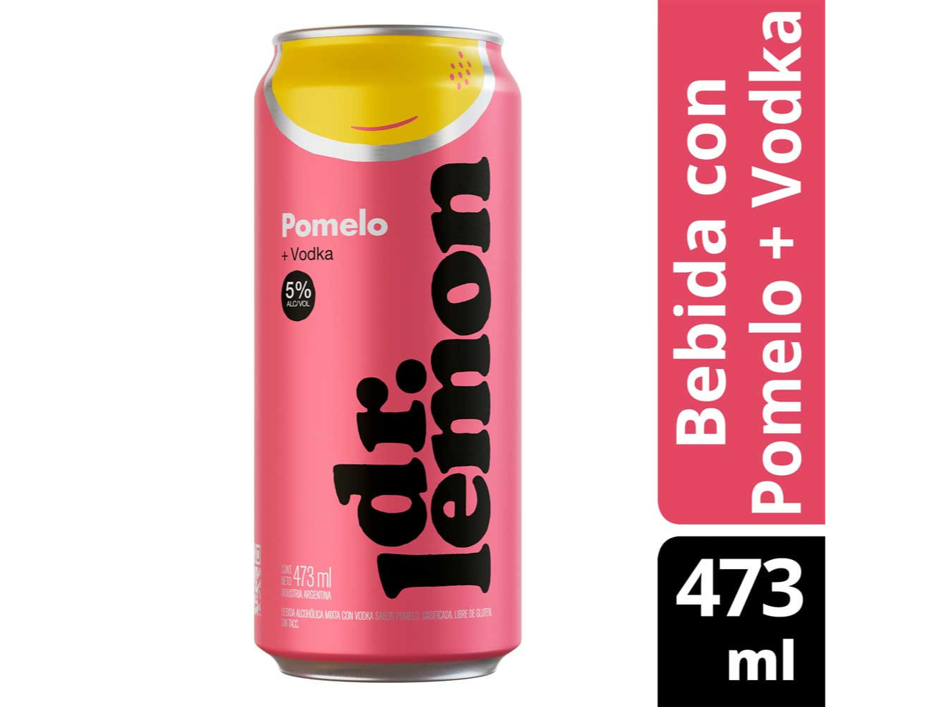 Lata Dr Lemon Pomelo 473ml