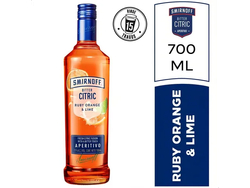 Botella Smirnoff Citric Naranja