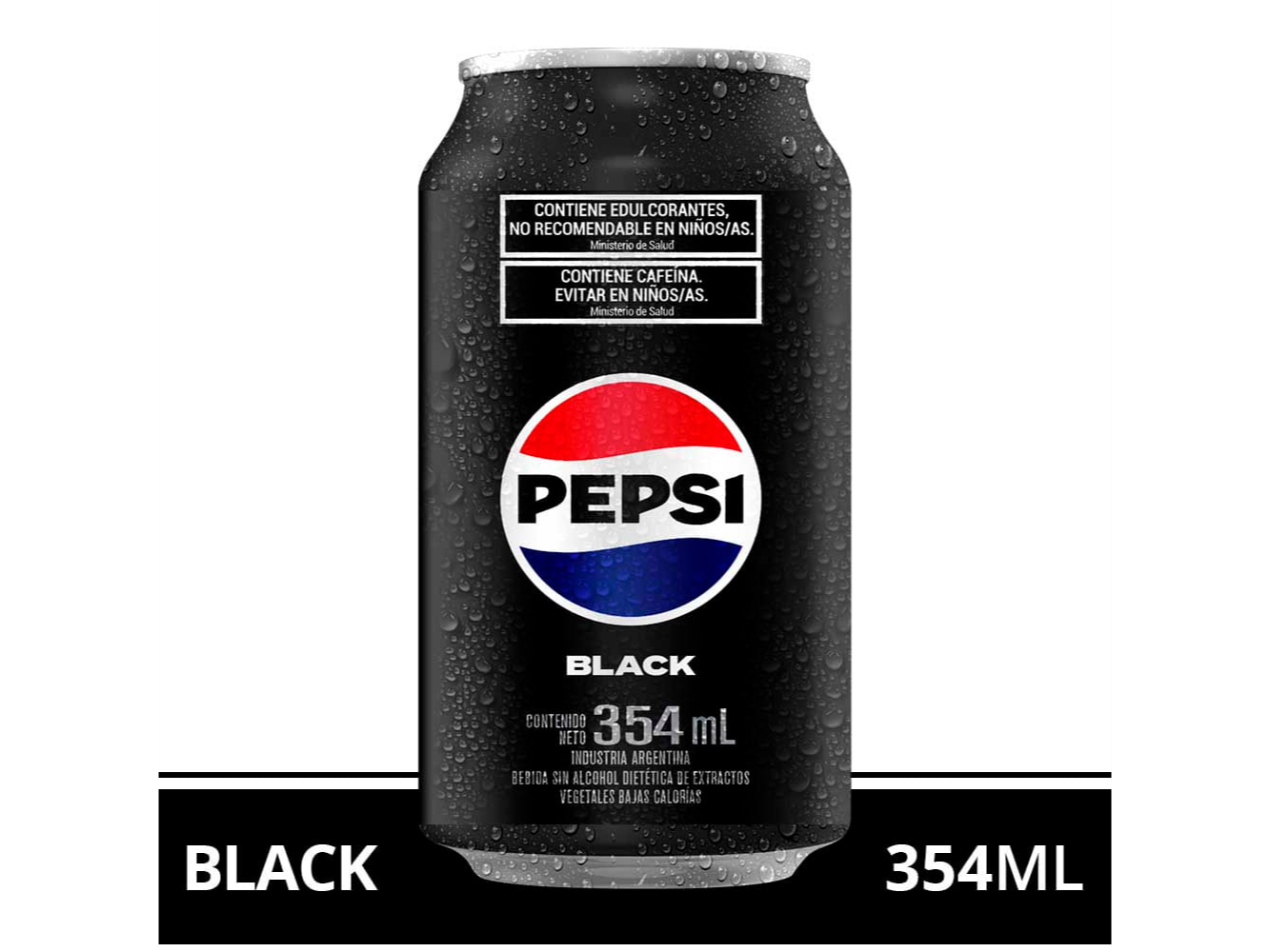 Lata Pepsi Black 354ml
