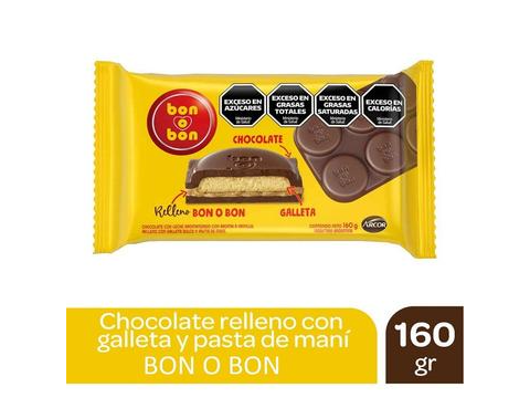 Tableta Rellena de Bon o Bon