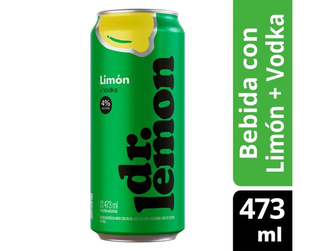 Lata Dr Lemon Limon 473ml