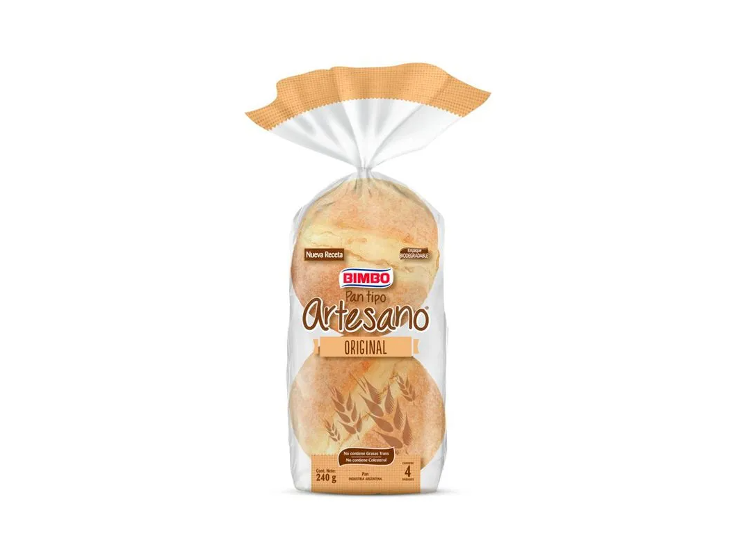 Pan Hamb Artesano 240g BOLSA BIM