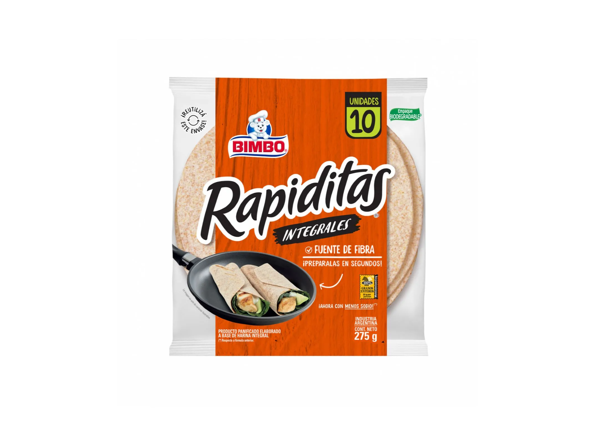Rapiditas Integrales  275g BOLSA BIM