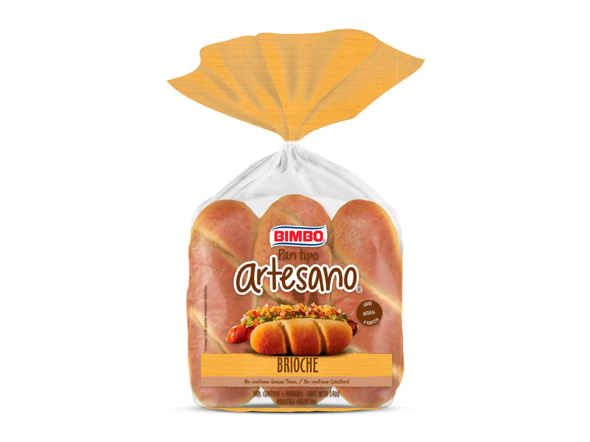 Pan Pancho Brioche Artesano 240g BOLSA BIM