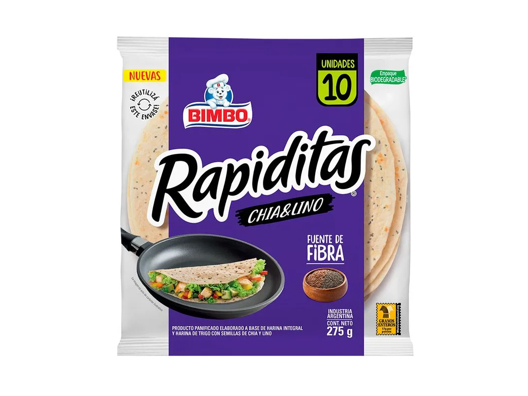 Rapiditas Chia y Lino  275g BOLSA BIM