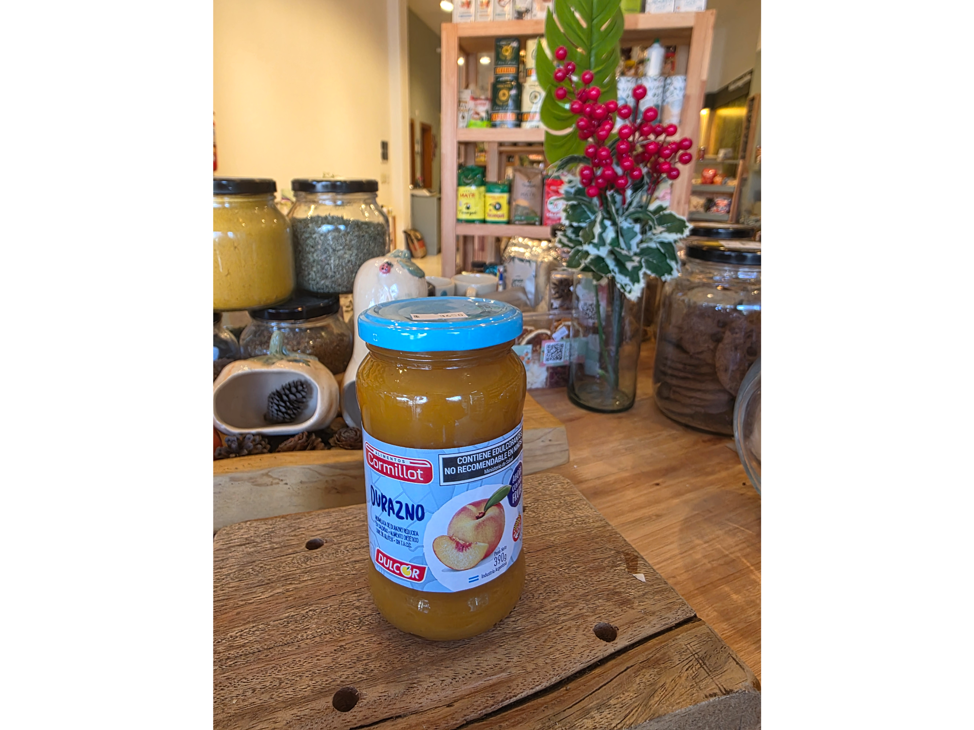 Mermelada de durazno Cormillot