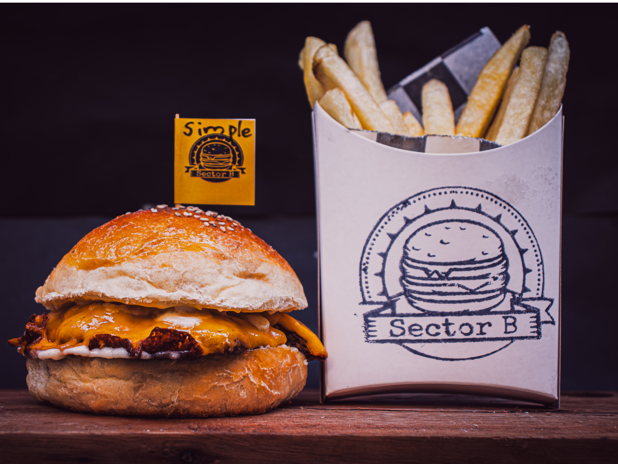 Cheese Burguer de Sector B Patio