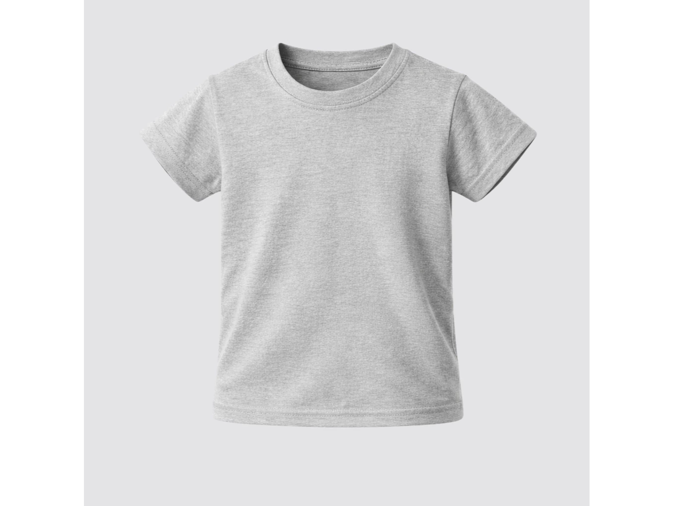 Remera gris Para Sublimar Niños