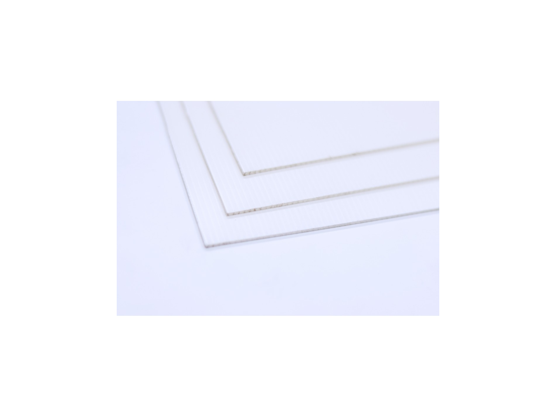 Corrugado Plastico Blanco