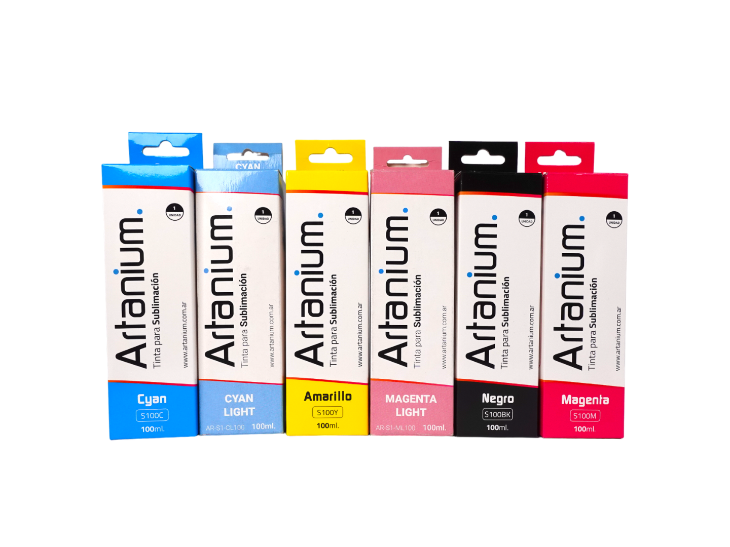 Tinta Sublimación Premium Artanium x 100cc