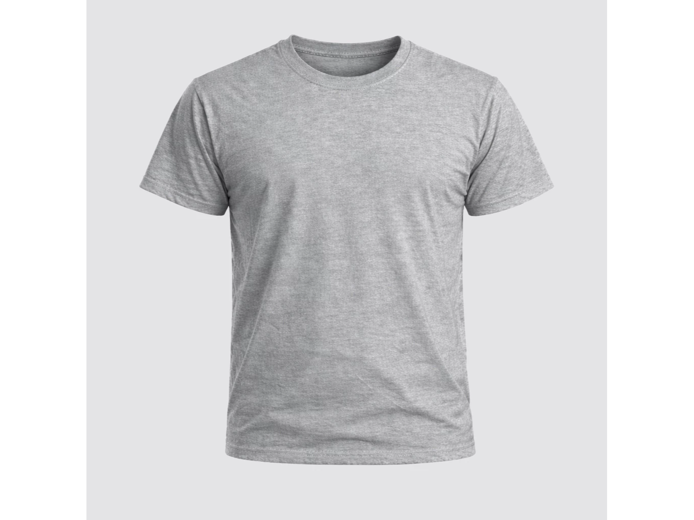 Remera Gris Para Sublimar Adulto Unisex