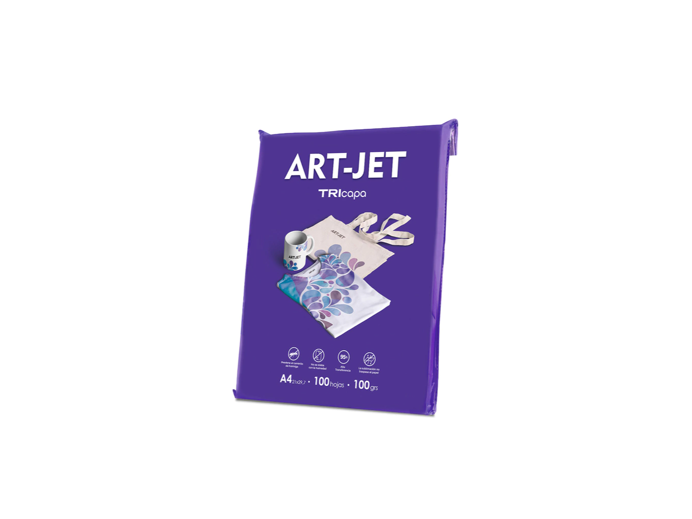 Papel para Sublimar ARTJET – A4- Paquete x 100 hojas