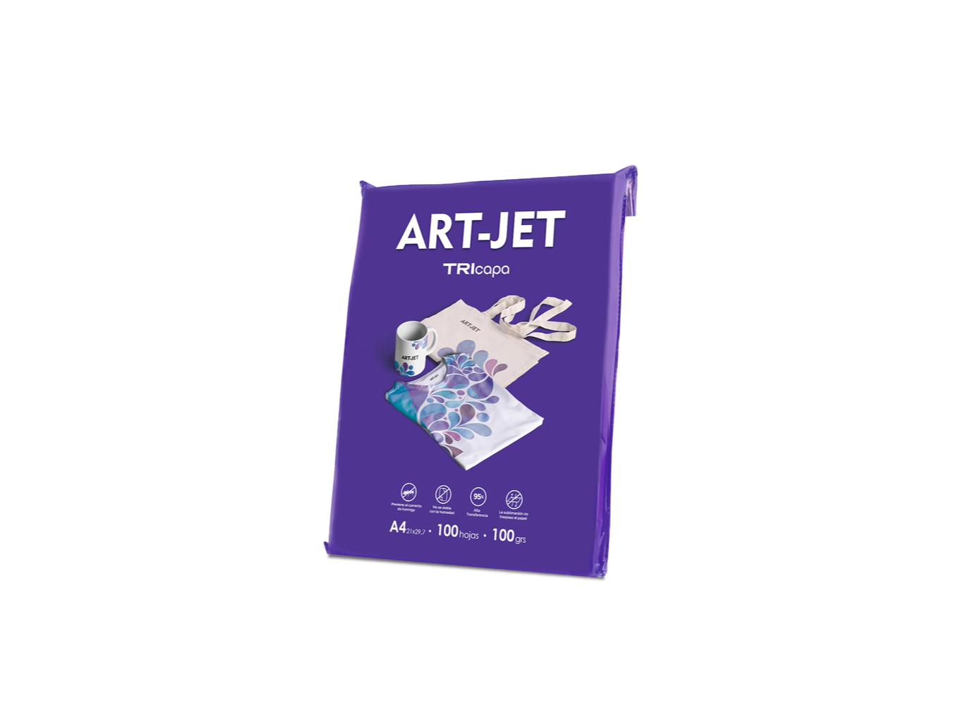 Papel para sublimar tricapa