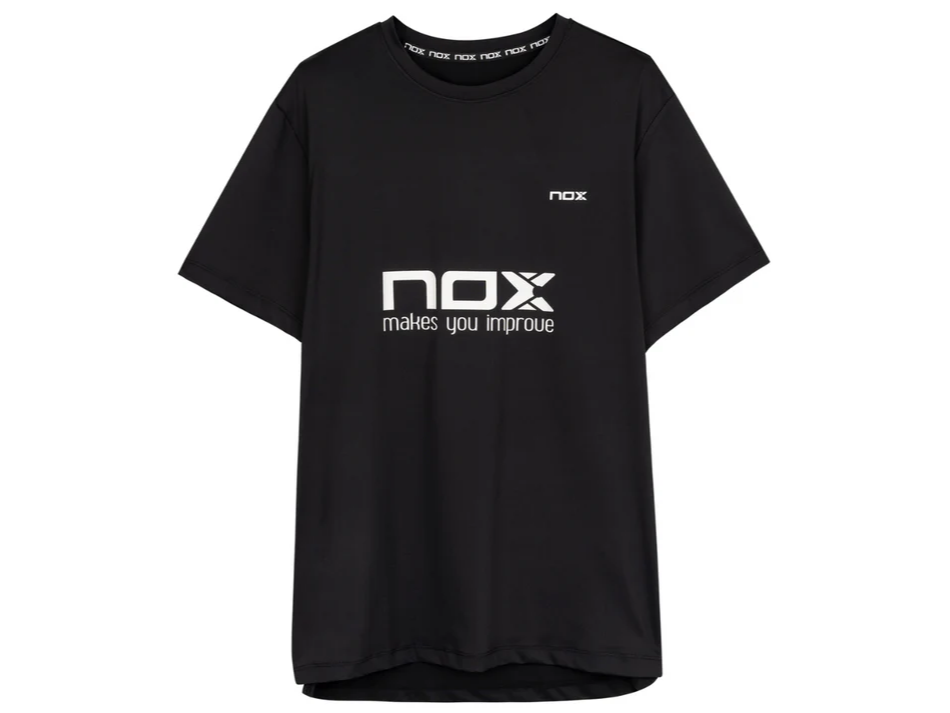 Polera Nox Sponsor LA10 Negra de Leo Augsburguer 2025