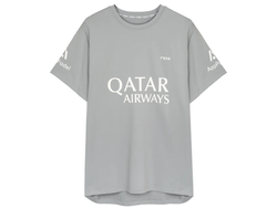 Polera Nox Sponsor AT10 Gris de Agustín Tapia 2025