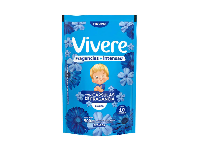 SUAVIZANTE VIVERE CLÁSICO X 900ML