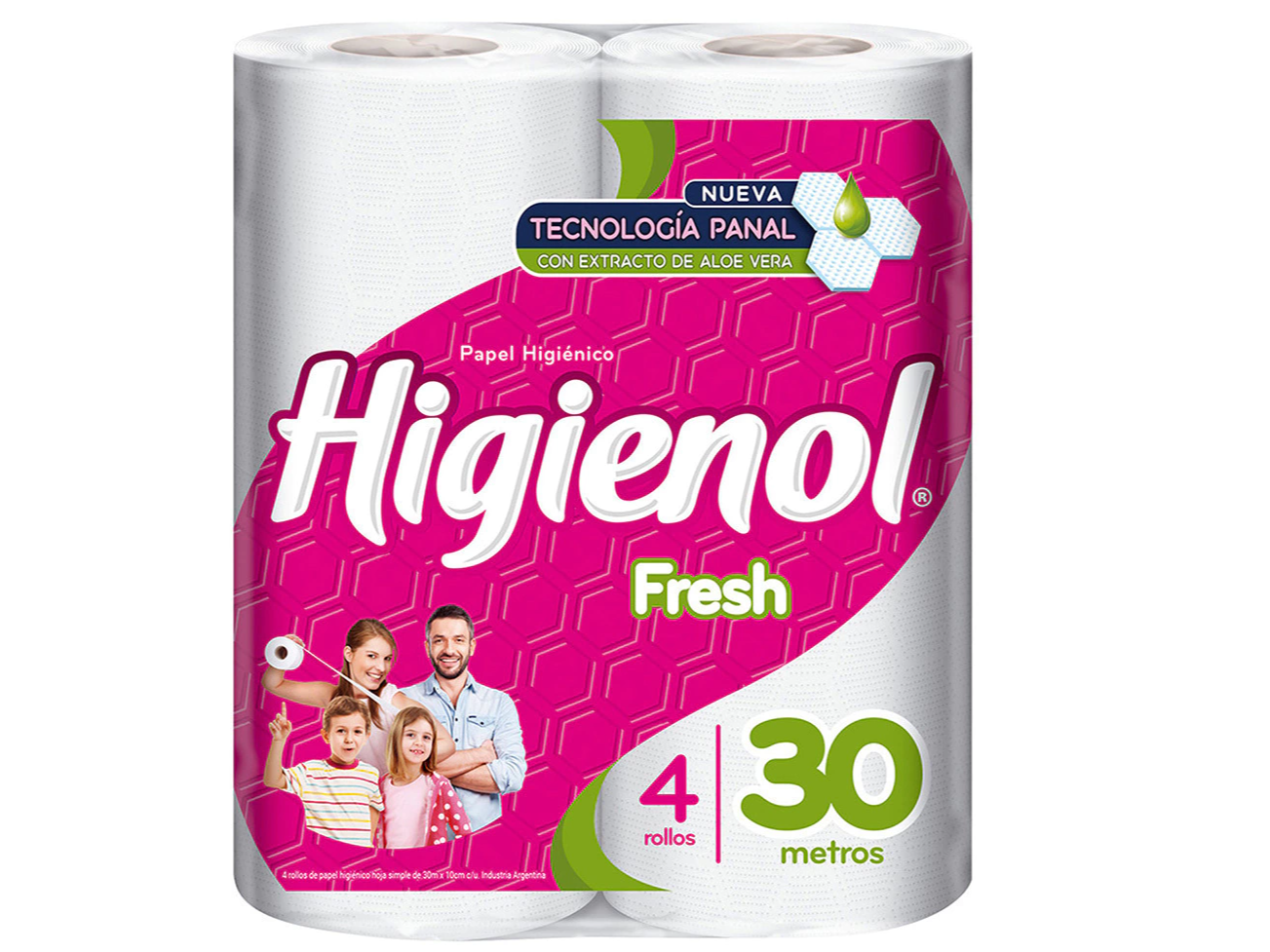 PAPEL HIGIÉNICO HIGIENOL FRESH 4x30mts