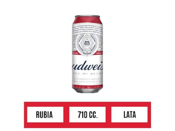 CERVEZA BUDWEISER 710cc