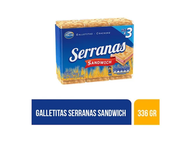 GALLETAS SERRANAS X 3