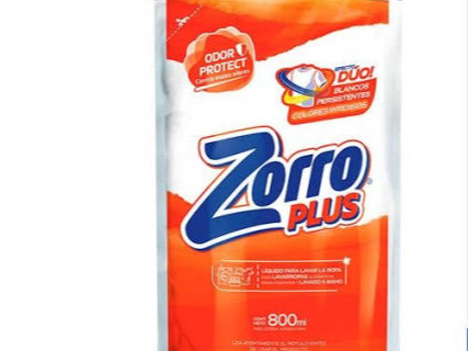 JABÓN LÍQUIDO ZORRO PLUS 800ML