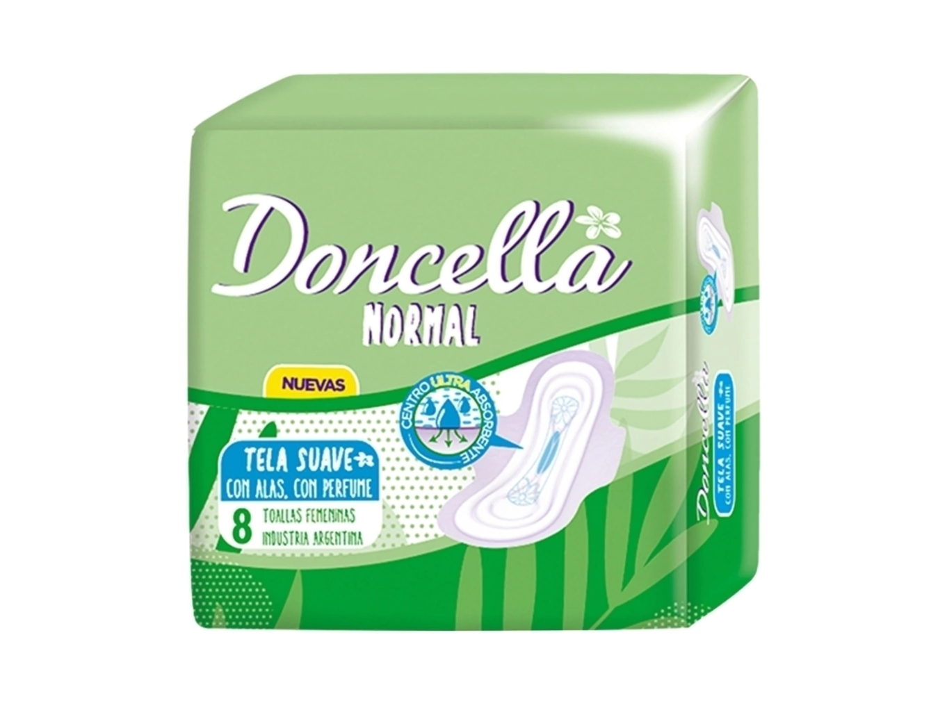 TOALLITAS DONCELLA NORMAL X 8U