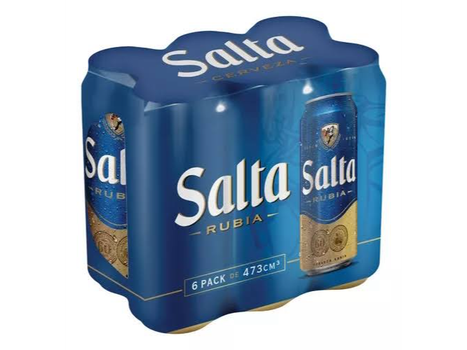 CERVEZA SALTA FARDO X 6 473cc