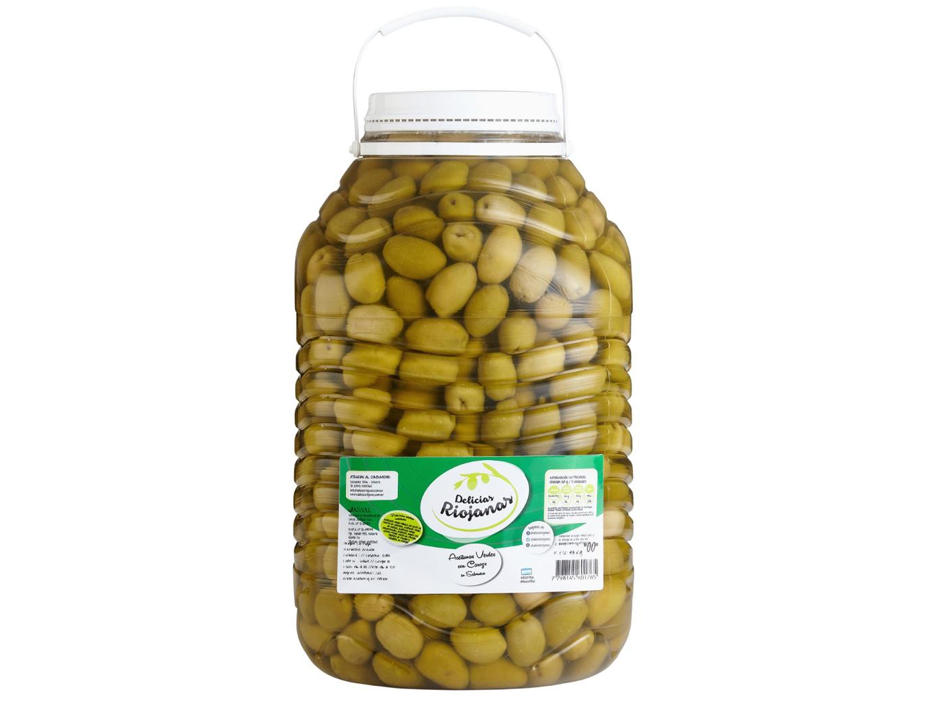 Aceitunas verdes n1 x1kl DELICIAS RIOJANAS