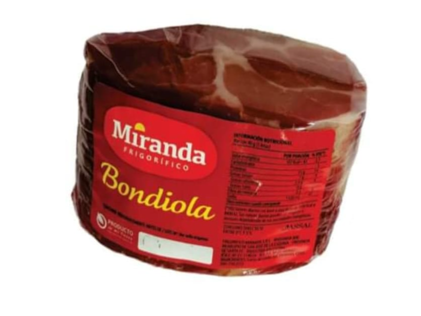 BONDIOLA ENVASADA AL VACÍO