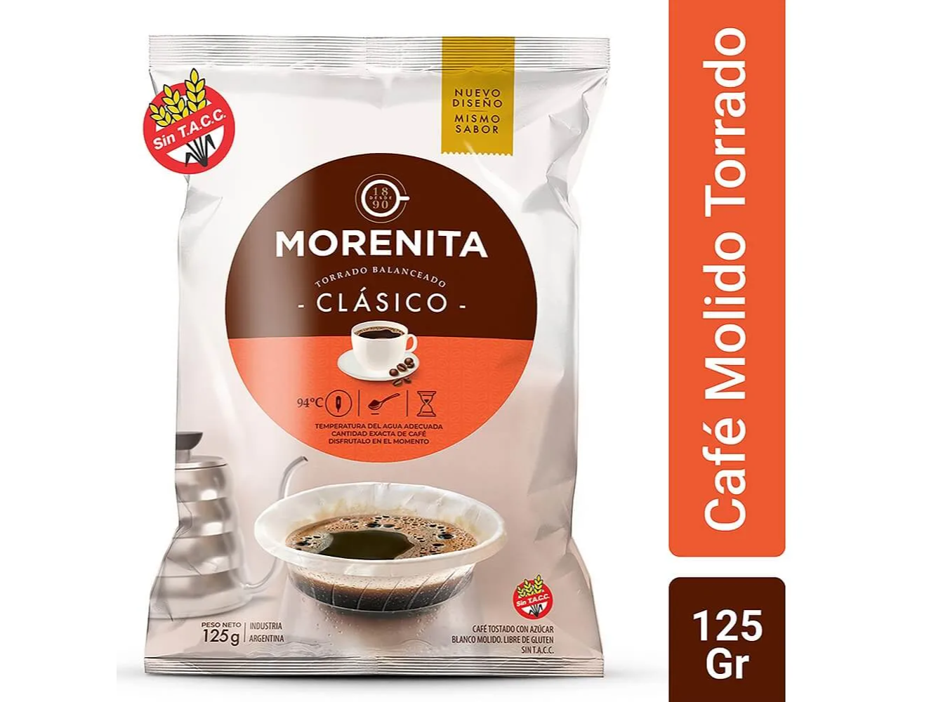 Cafe molido x 125 g MORENITA