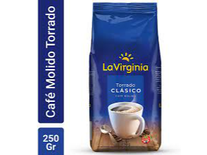 Cafe molido x 250 g LA VIRGINIA