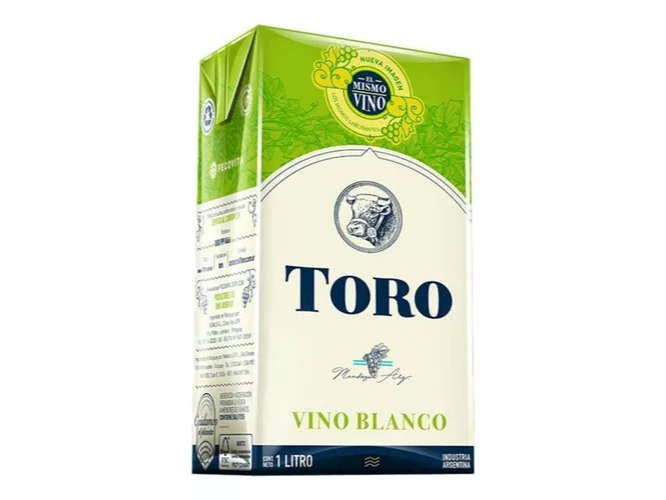vino blanco tetra x 1 L TORO