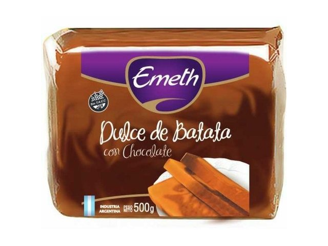 dulce batata c/choco x 500 EMETH