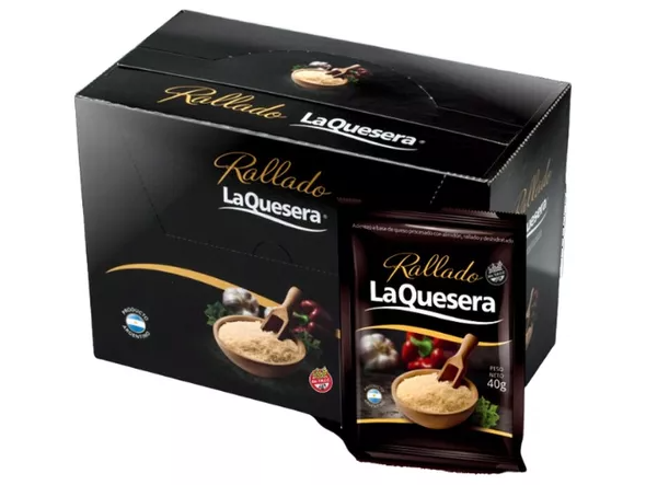 queso ralladito 20 x 40g LA QUESERA