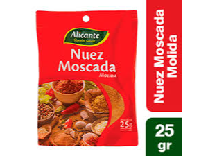nuez moscada x 25g ALICANTE