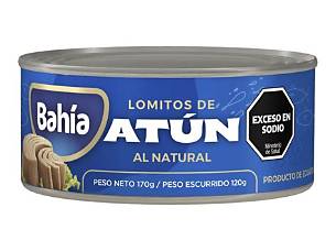 lomito atún natural 1 x 170g  BAHIA