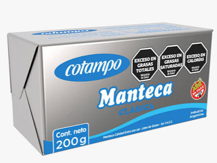 manteca 1 x 200 gr COTAMPO