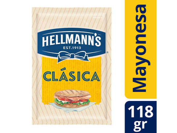 mayonesa 1 x 125gr  HELLMANNS