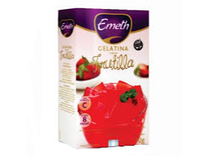 gelatina frutilla 120g EMETH